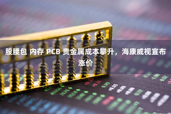 股腰包 内存 PCB 贵金属成本攀升,海康威视宣布涨价